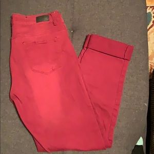 L & B Maroon jeans